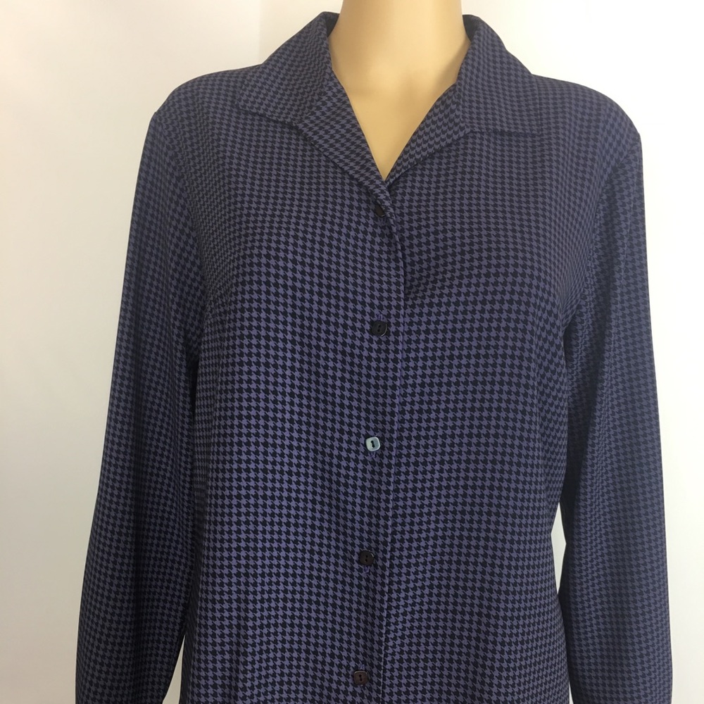 Laura Scott Long sleeve Blouse Size 14 Button down